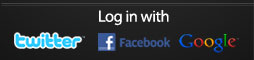 Sign up using your Twitter, Facebook, or Google