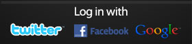 Sign up using your Twitter, Facebook, or Google