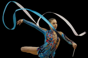 Watch Olympic Rhythmic Gymnastics live.