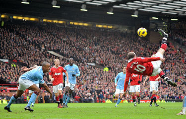 live football match