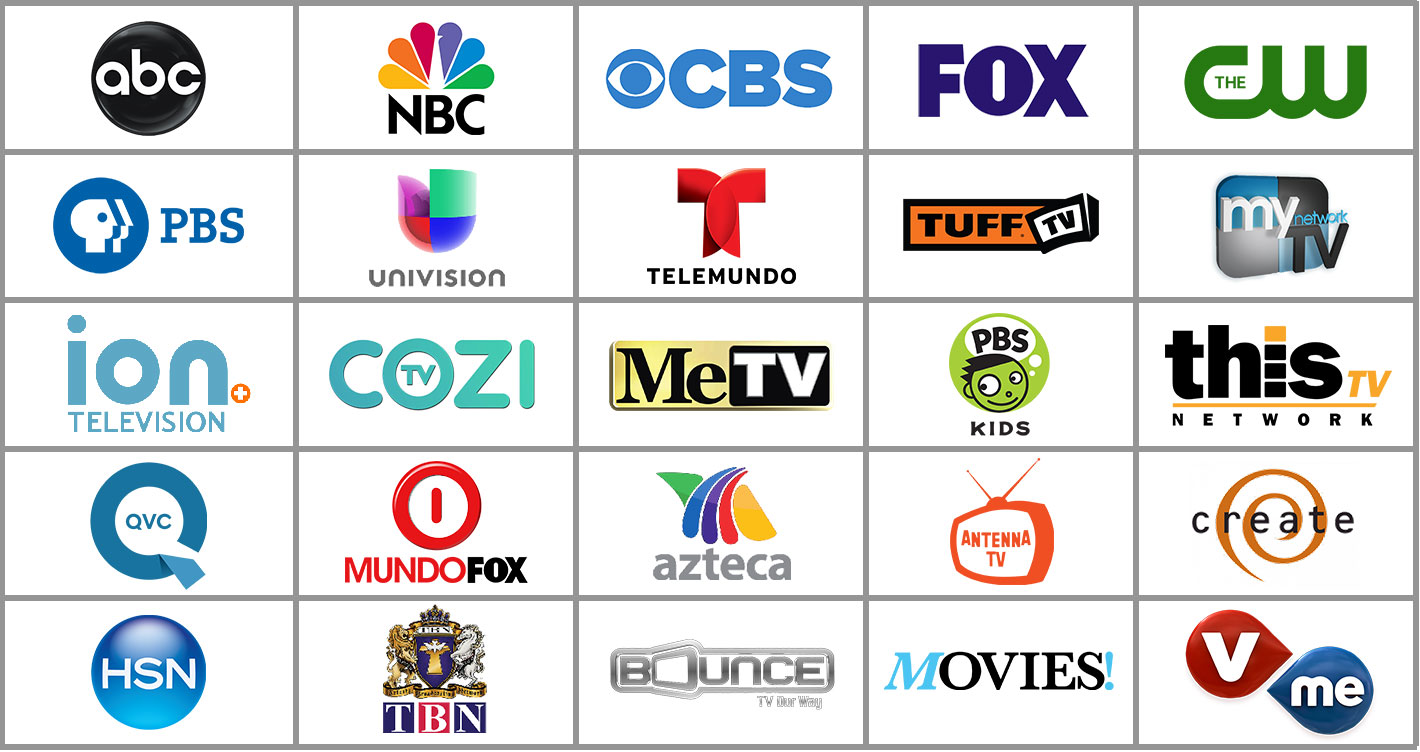 list of tv streaming services channels